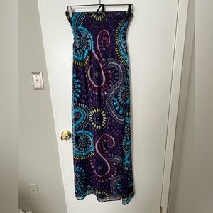 Old Navy Colorful Paisley Maxi Dress